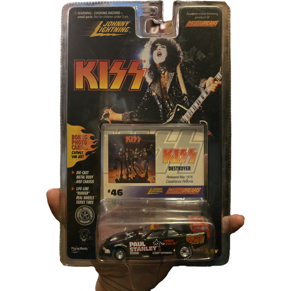 Johnny Lightning KISS Paul Stanley Stock Car Destroyer #46 1:64